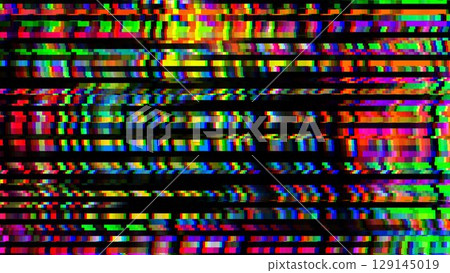 Colorful noise glitch digital material, error old TV screen graphic line pattern grid background Colorful noise glitch digital material, error old TV screen graphic line pattern grid background 129145019