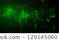 Abstract modern digital black technological background with glowing green elements 129145060