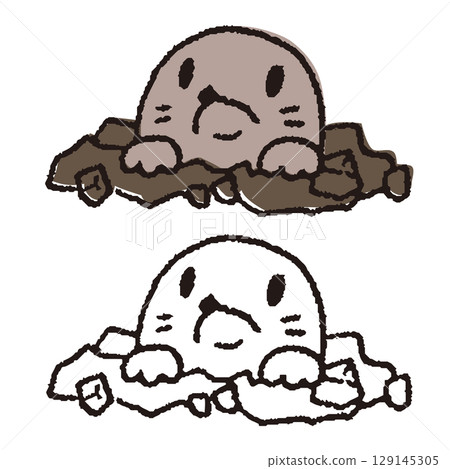 手繪鼴鼠2 129145305