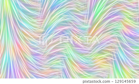 Colorful rainbow feather-like watercolor line pattern texture background holographic material Colorful rainbow feather-like watercolor line pattern texture background holographic material 129145659