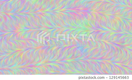 Colorful rainbow feather-like watercolor line pattern texture background holographic material Colorful rainbow feather-like watercolor line pattern texture background holographic material 129145663