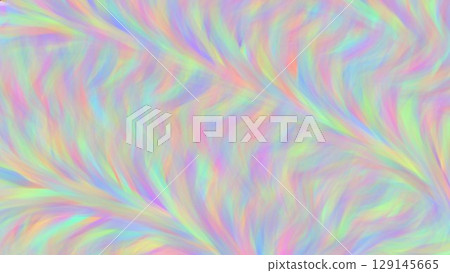 七彩彩虹羽毛狀水彩線條圖案紋理背景全像素材 129145665