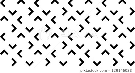 Arrow geometric seamless pattern. Fence mesh background. Old asian japan texture. Ethnic mountains repeat pattern. Arrow grid. Dragon skin, fish scale background. Vector illustration 129146028