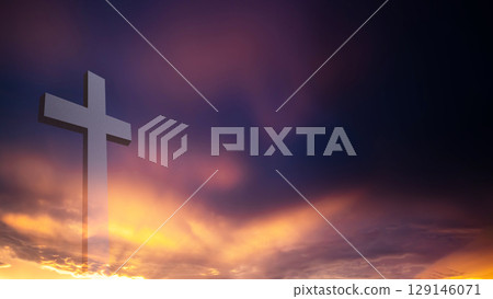 Cross Christian God Religion on Sunset Background, Jesus Church Worship Pray Catholic Grace Christ, Symbols Christ Love Holy Spiritual Hope Peach Victory Spirit Mditation Catholicism Crucifix Trush. Cross Christian God Religion on Sunset Background, Jesus Church Worship Pray Catholic Grace Christ, Symbols Christ Love Holy Spiritual Hope Peach Victory Spirit Mditation Catholicism Crucifix Trush. 129146071
