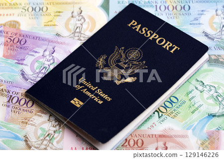 American Passport on Vanuatu Vatu American Passport on Vanuatu Vatu 129146226
