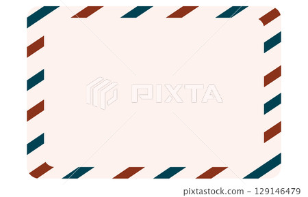 簡單的航空郵件框架 簡單的航空郵件框架 129146479