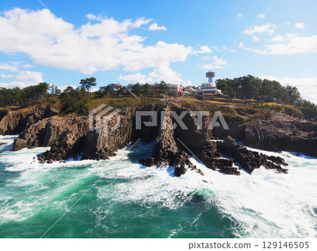 東尋坊鳥瞰圖 129146505