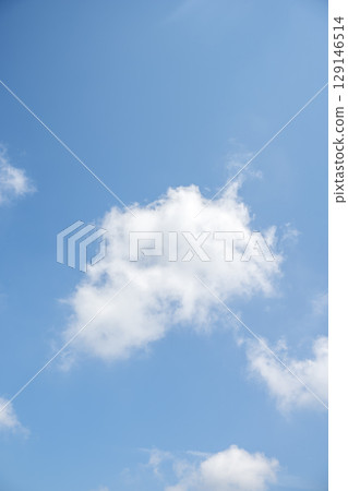 夏日的天空，藍天，晴朗，夏天，八月的圖像[神奈川縣] 129146514