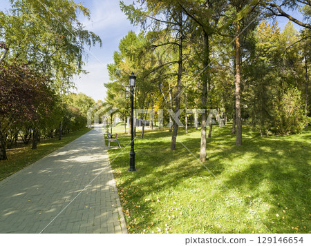 Almaty - Green park promenade / Almaty, Kazakhstan 129146654