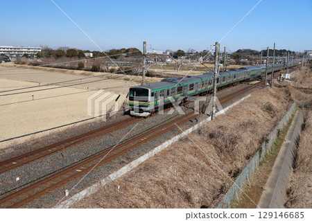 JR Utsunomiya Line Downbound Train 129146685
