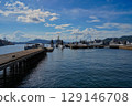 Pier at Kure Port 129146708