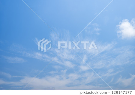 Summer sky, blue sky, clear, summer, August image [Kanagawa Prefecture] 129147177
