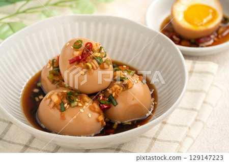 soft-boiled egg egg anesthetic egg Korean mayak egg Crowasan anesthetic tamago 129147223