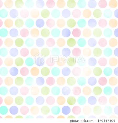 彩色圓點圖案材質 | 波爾卡圓點，圓點，圓圈，透明，無縫 129147305