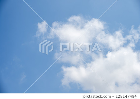 夏日的天空，藍天，晴朗，夏天，八月的圖像[神奈川縣] 129147484