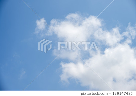 夏日的天空，藍天，晴朗，夏天，八月的圖像[神奈川縣] 129147485