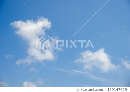 夏日的天空，藍天，晴朗，夏天，八月的圖像[神奈川縣] 129147629
