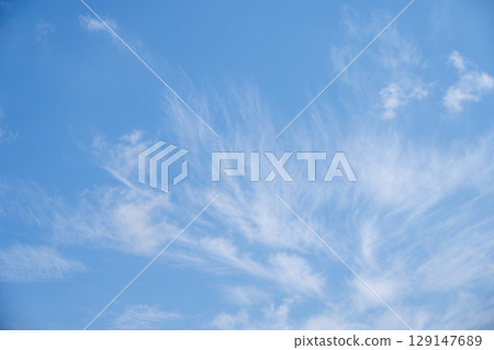 Summer sky, blue sky, clear, summer, August image [Kanagawa Prefecture] 129147689