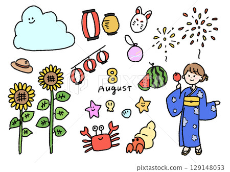 八月插圖集 129148053