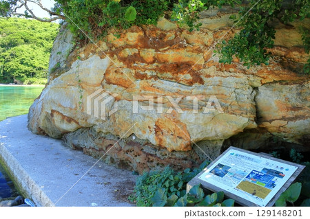 [島根縣]晴天的島津島遺跡化石（隱岐群島千夫里島） 129148201