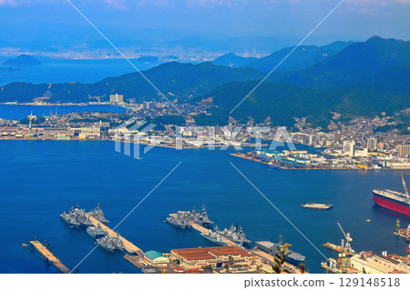 [廣島縣]從陣中眺望須古島（海上自衛隊/艦隊） 129148518