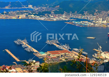 [Hiroshima Prefecture] View of Sukojima from the array (Maritime Self-Defense Force/Fleet) 129148519
