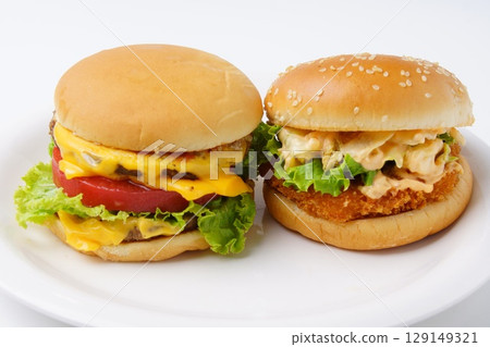 Double Cheeseburger Shrimp Fillet-O-Burger 129149321
