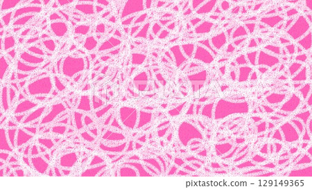 Handwritten lines background graphic paint material messily scribbled with white pen on pink paper Handwritten lines background graphic paint material messily scribbled with white pen on pink paper 129149365