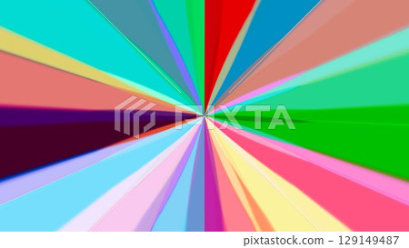 Colorful rainbow colored radial ray beam concentrated line graphic background Colorful rainbow colored radial ray beam concentrated line graphic background 129149487
