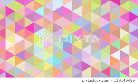 豐富多彩的幾何圖案多邊形圖案背景復古配色方案圖形素材 129149489