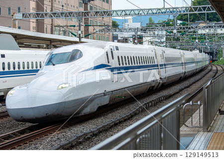Tokaido-Sanyo Shinkansen N700S passing through the station 129149513