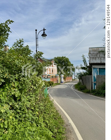 Russia Rostov Veliky July 15, 2025. road in the summer High quality photo 129149544