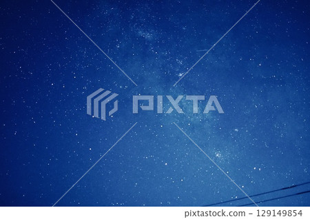 在夏夜天空的銀河 在夏夜天空的銀河 129149854