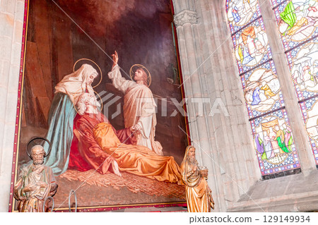 Saint Corentin cathedral, Quimper, finistere, brittany, france 129149934