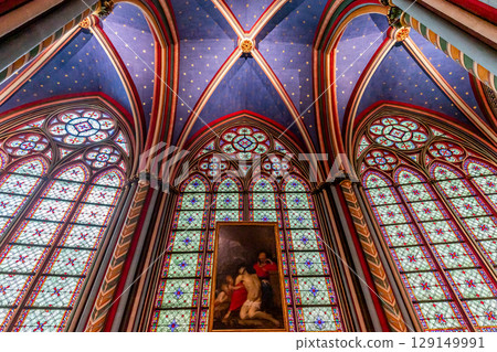 Notre-Dame cathedral, Collateral chapel, Paris, France Notre-Dame cathedral, Collateral chapel, Paris, France 129149991