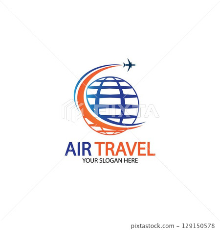 Air Travel logo vector icon design template-vector Air Travel logo vector icon design template-vector 129150578