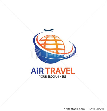 Air Travel logo vector icon design template-vector Air Travel logo vector icon design template-vector 129150591