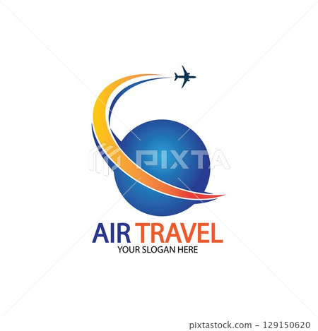 Air Travel logo vector icon design template-vector 129150620