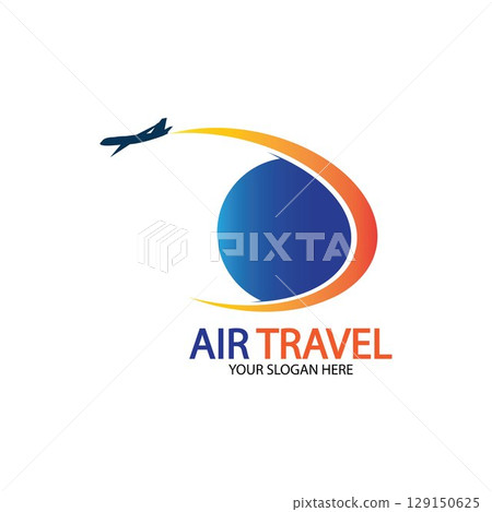 Air Travel logo vector icon design template-vector 129150625