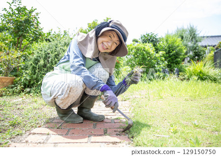 除草：日本中年婦女，園藝嗜好 129150750