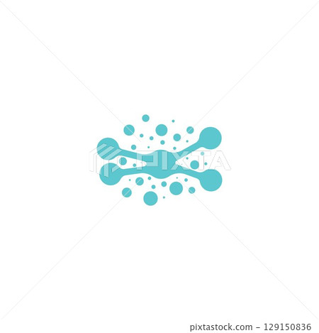 Molecule vector illustration design Molecule vector illustration design 129150836