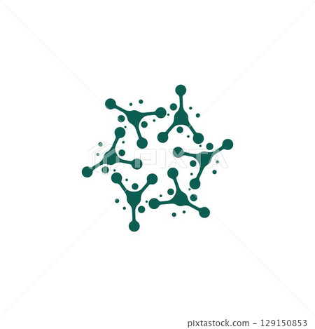 Molecule vector illustration design Molecule vector illustration design 129150853
