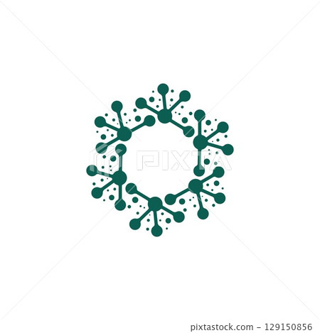Molecule vector illustration design Molecule vector illustration design 129150856