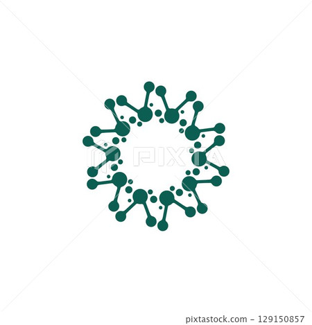 Molecule vector illustration design Molecule vector illustration design 129150857