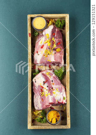 raw meat for cooking. raw meat for cooking. 129151321