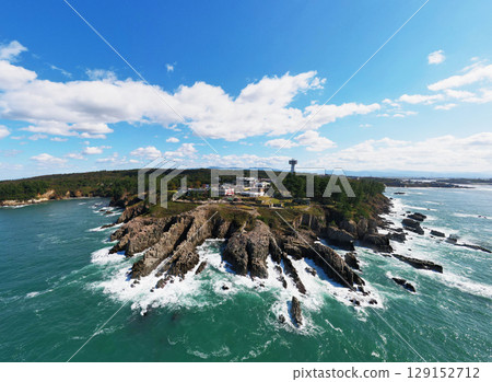 東尋坊鳥瞰圖 129152712