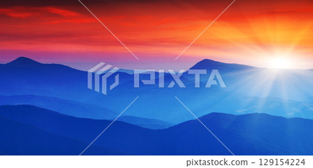 mountains landscape 129154224