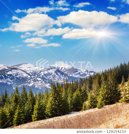 mountains landscape 129154233