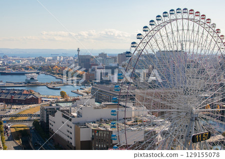 Landscape of Minato Mirai, Yokohama City 129155078