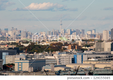 Sky Tree seen from Yokohama 129155085